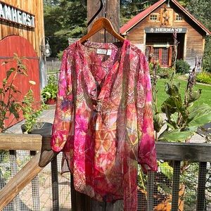 Beautiful multi color Chico top